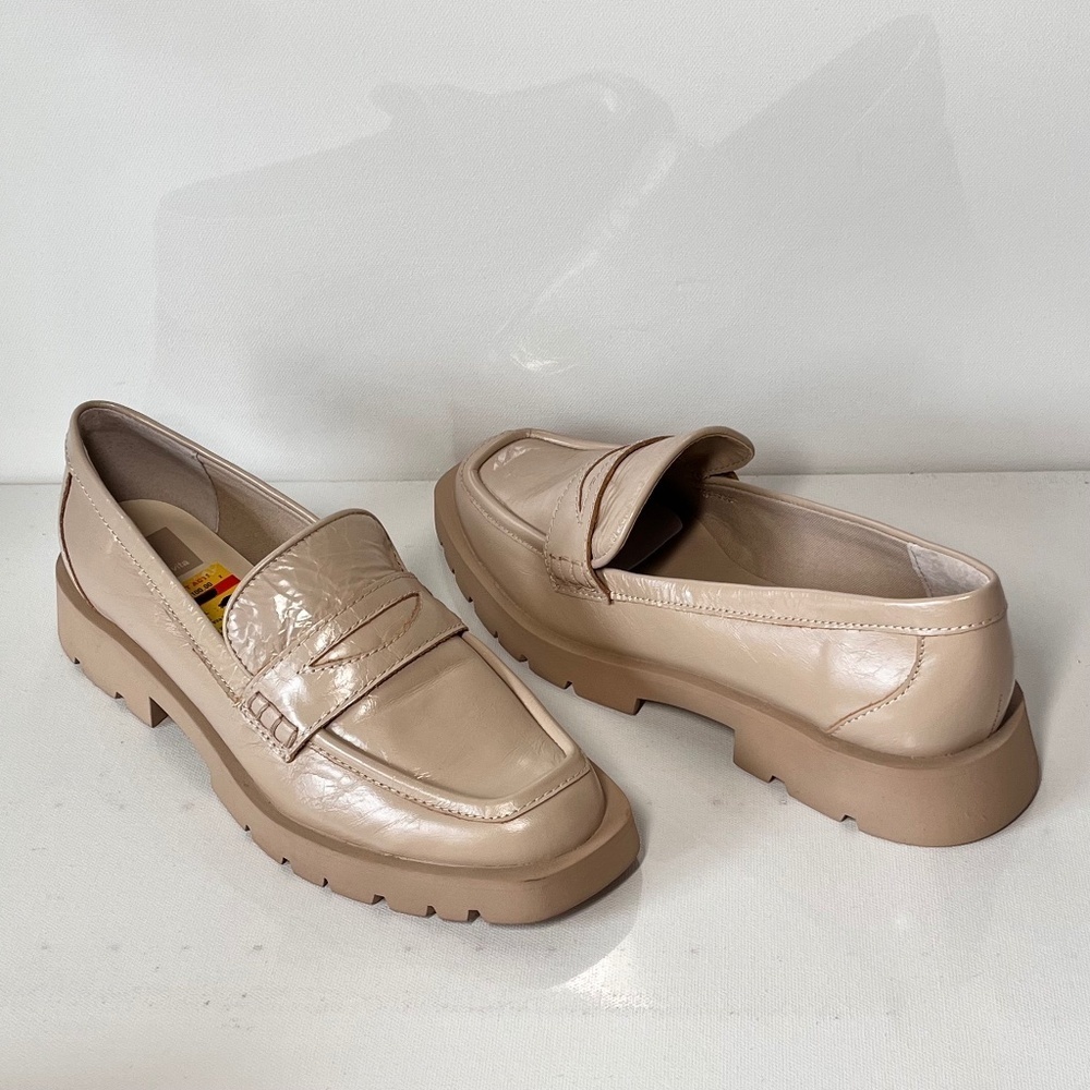 Dolce Vita Elias Leather Slip On Lug Loafers - Picture 1 of 7